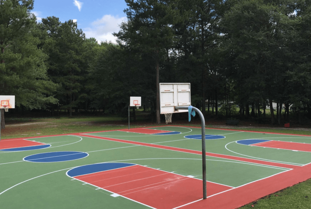 Mable C. Smith Park basketball courts in Fayetteville, NC