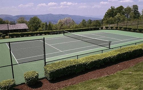 Tennis Courts development in Zionville NC