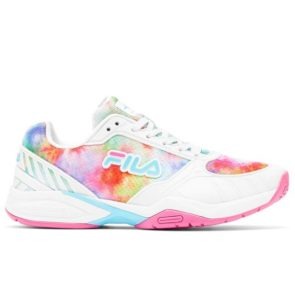 Fila Women's Volley Zone Pickleball Shoes (Multi Colored/White/White)