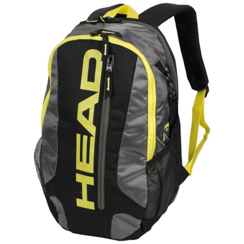 Head Elite Pickleball / Racquetball Backpack (Black/Neon Yellow)
