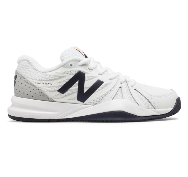 New Balance Women's WC786WN2 (B) Tennis Shoes (White/Navy)