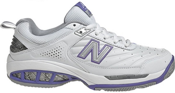 New Balance Women's WC806W (B) Tennis Shoes (Wht/ Pur)