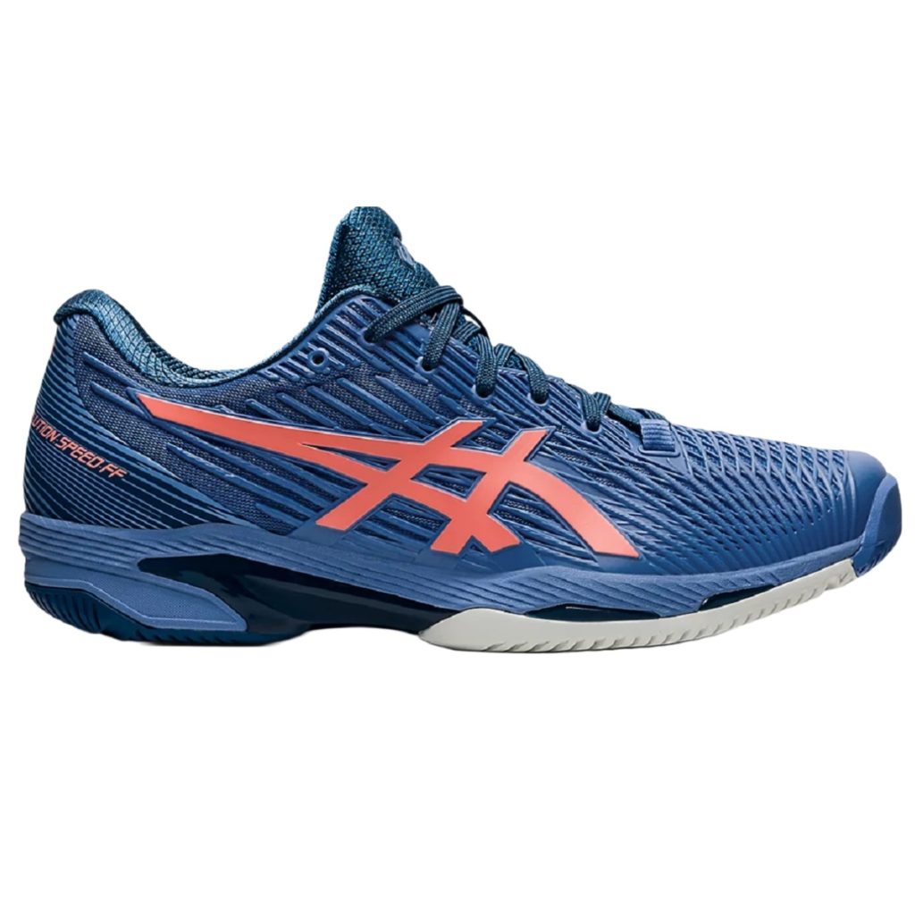 ASICS Men's Solution Speed FF 2 Tennis Shoe (Blue Harmony/Guava)
