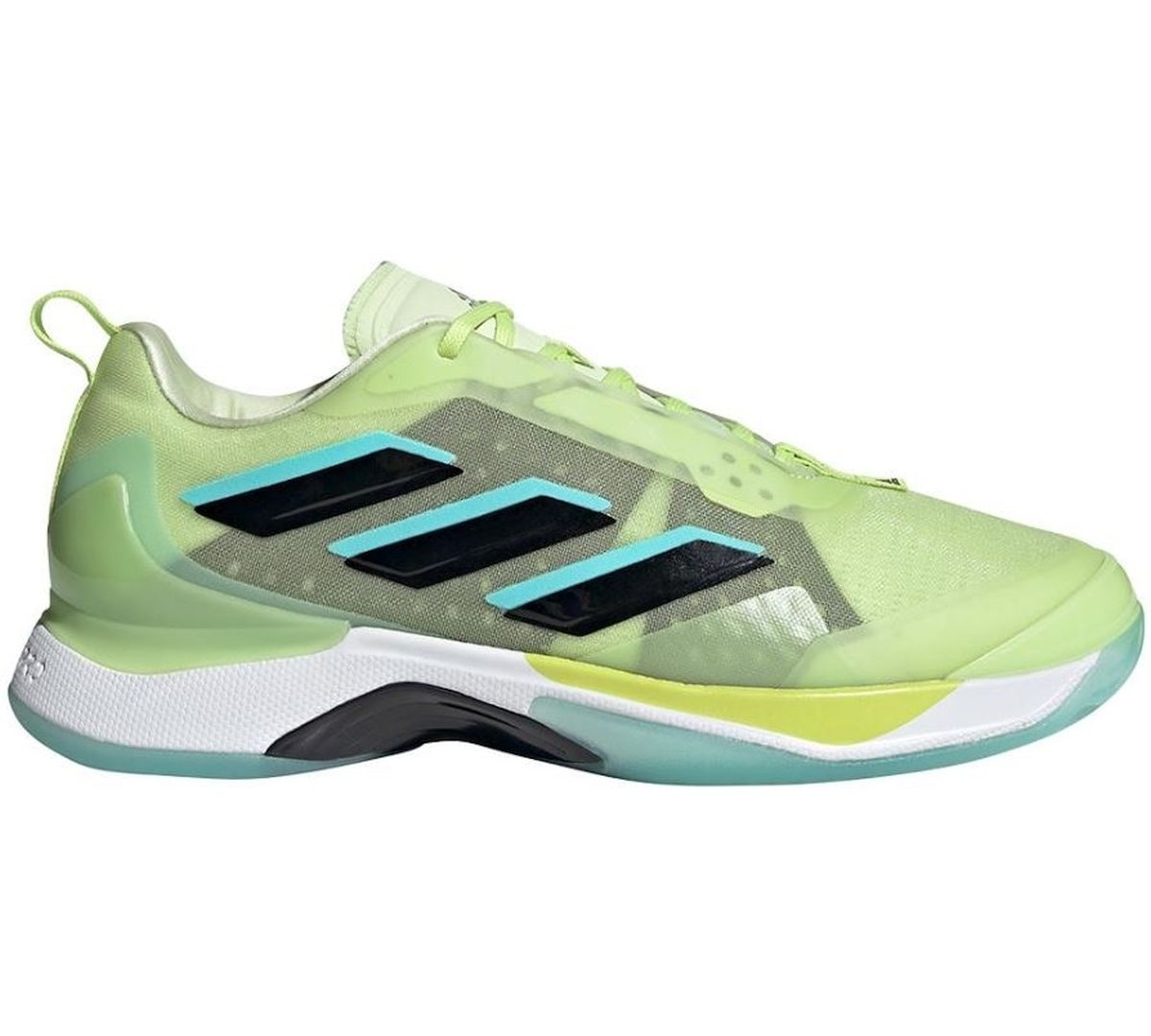 Adidas Women's Avacourt Tennis Shoes (Almost Lime/Core Black)