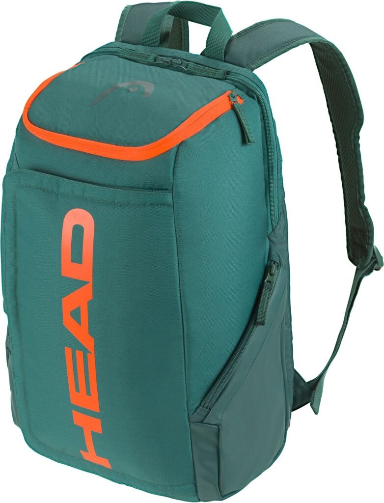 Head Radical Pro Tennis Backpack (Dark Cyan/Fluorescent Orange)