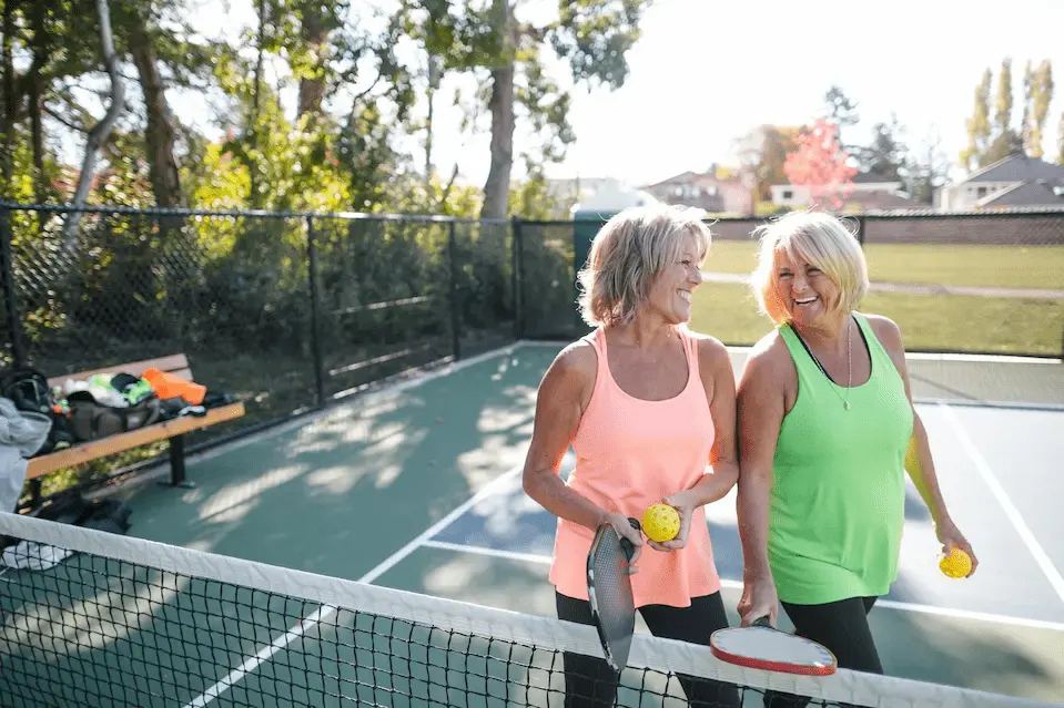 The average age of the pickleball player has expanded in the past three years