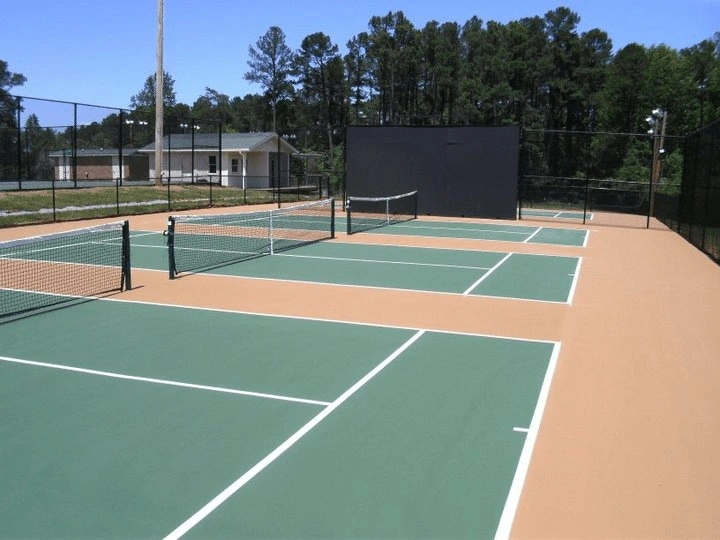 post tension concrete tennis court