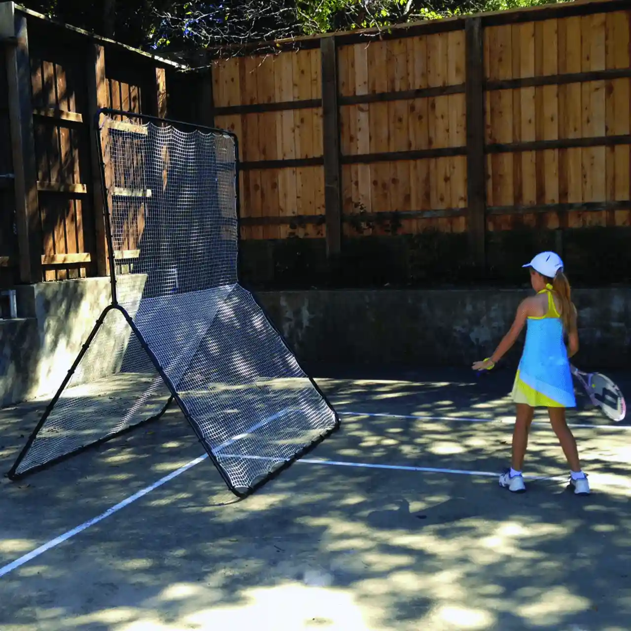 Pickleball net training aid