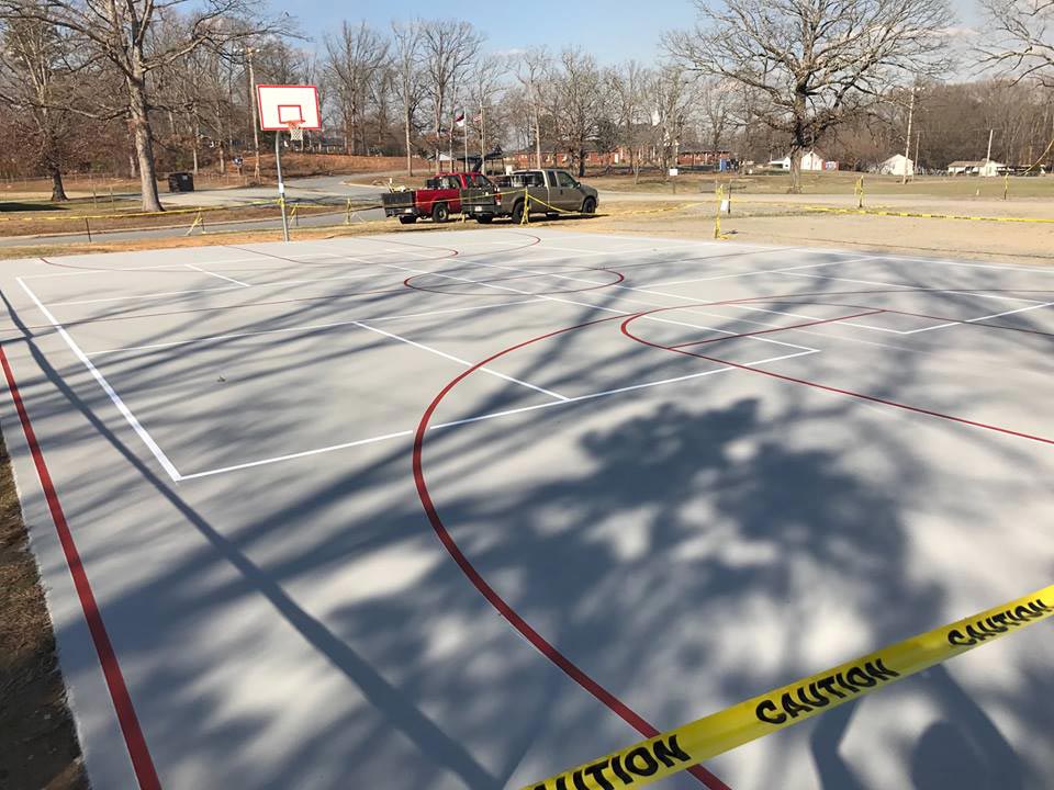 basketball court resurfacing