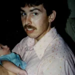 Mike with Drew as baby