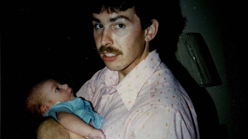 Mike with Drew as baby 